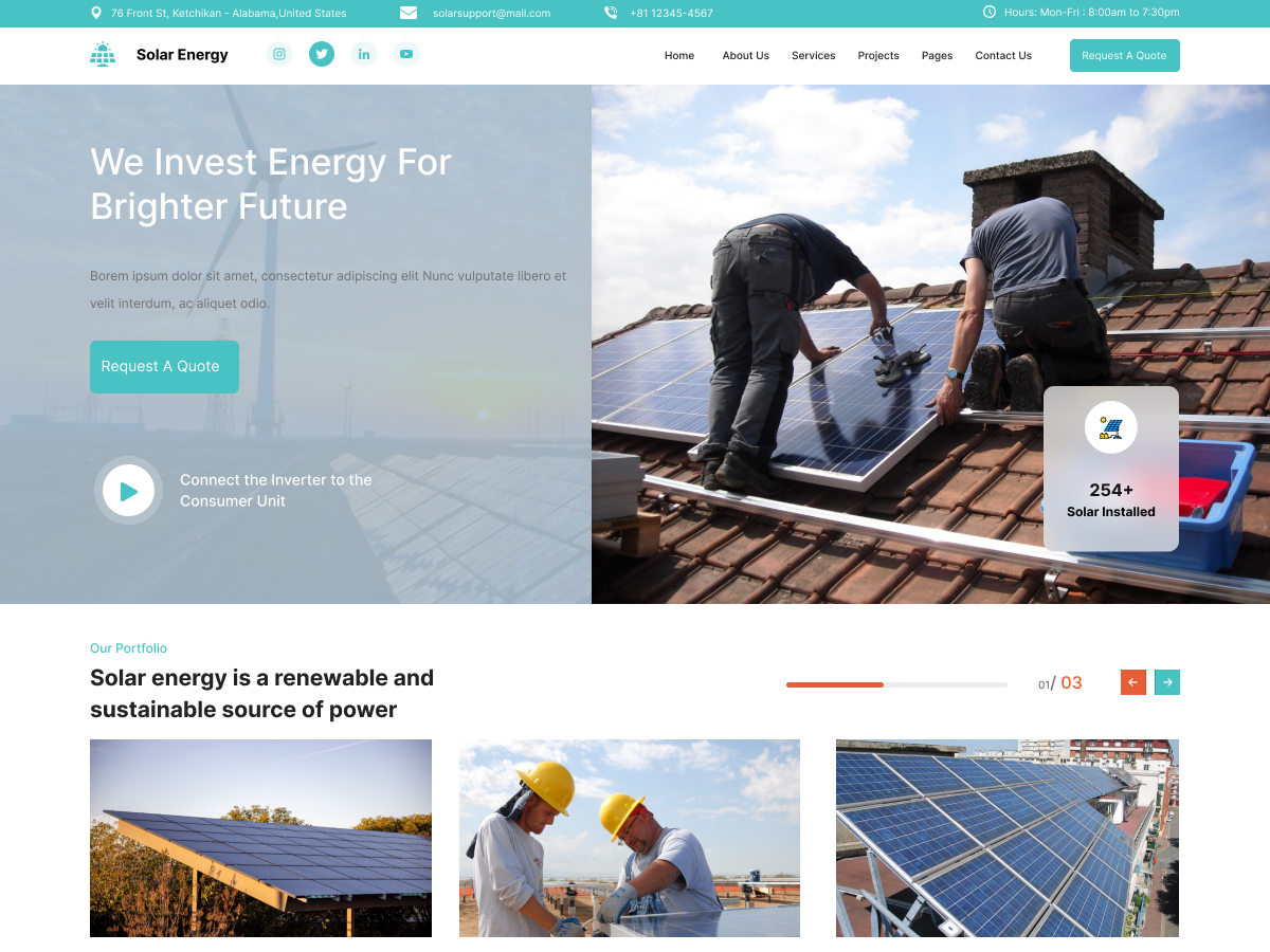 Solar WordPress Theme