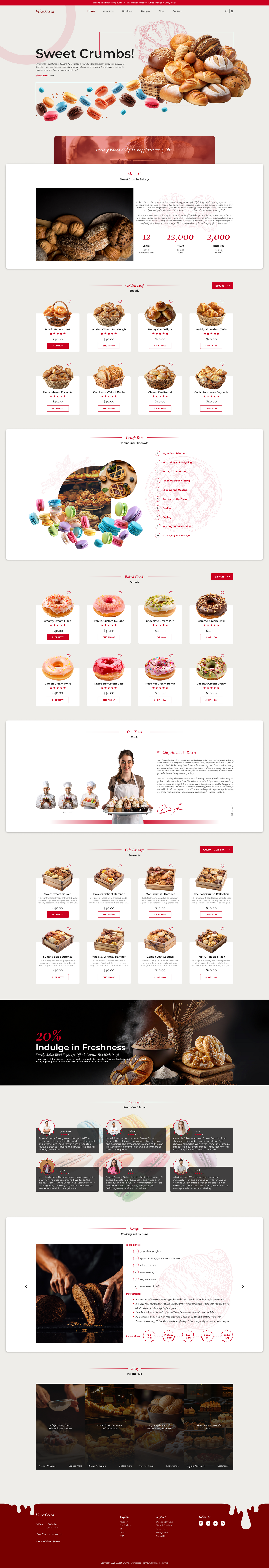 Bakery Shop WordPress Theme