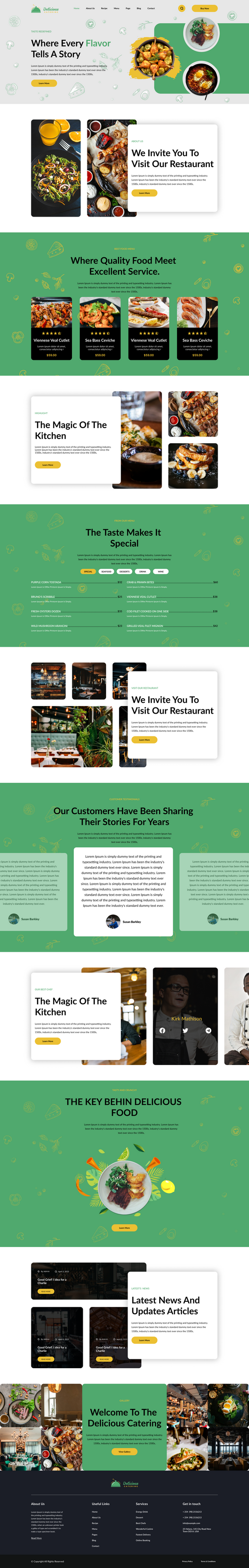 Culinary WordPress Theme