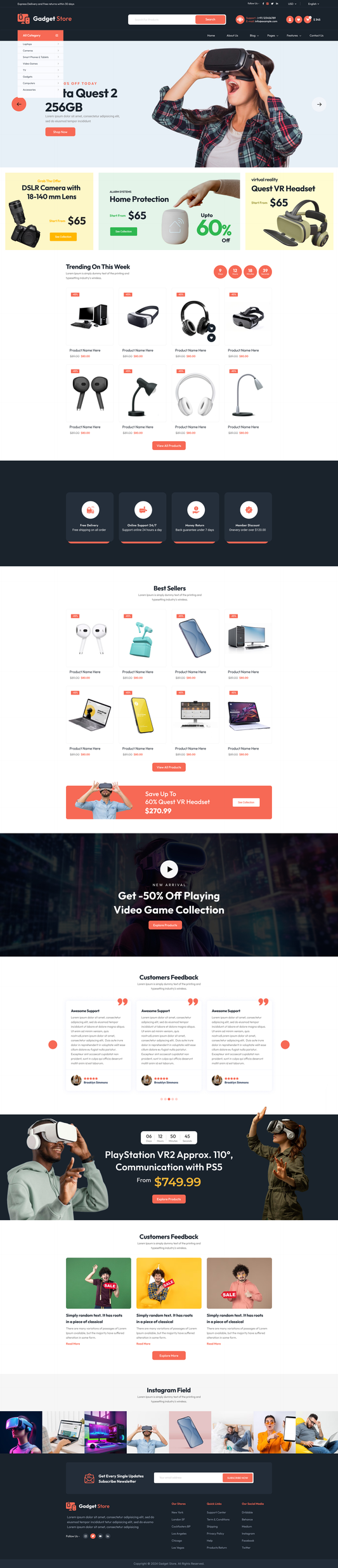 Electronics WordPress Theme