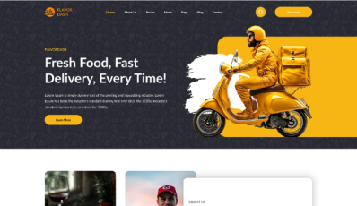 Online Food Delivery WordPress Theme