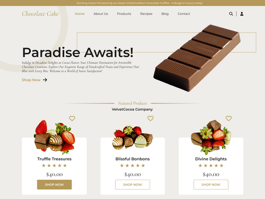 Free Chocolate WordPress Theme