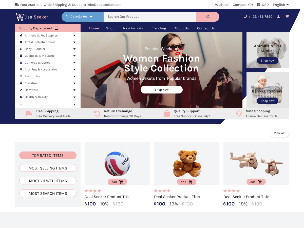 Free Store WordPress Theme