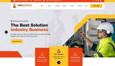 Home Construction WordPress Theme