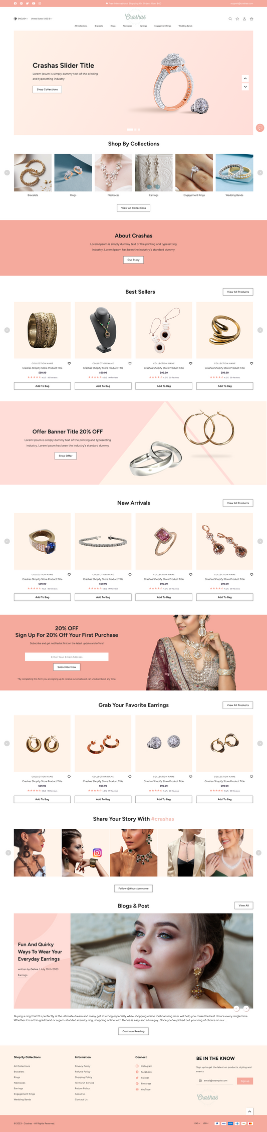 Premium Jewellery Store WordPress Theme