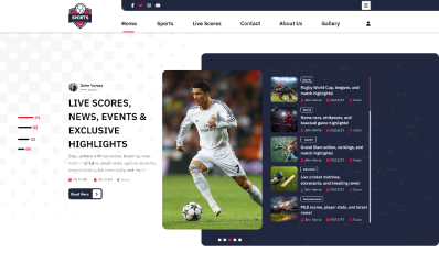 Free Sports WordPress Theme