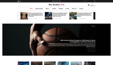 News Channel WordPress Theme