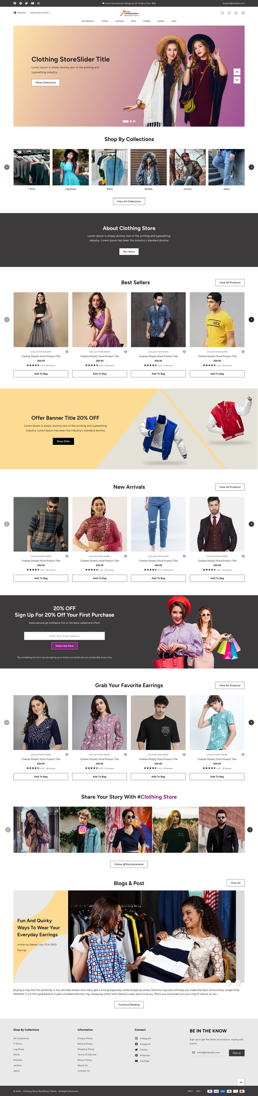 Online Store WordPress Theme