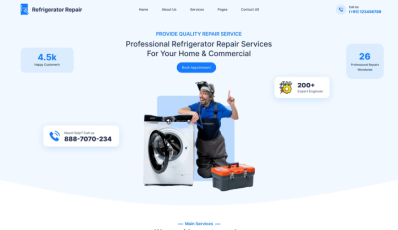 Refrigerator Repair WordPress Theme