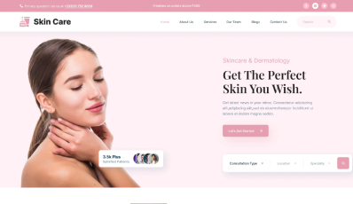 Skin Care WordPress Theme