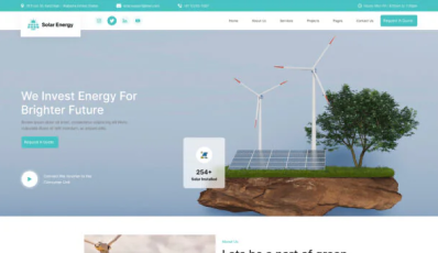 Solar Energy WordPress Theme