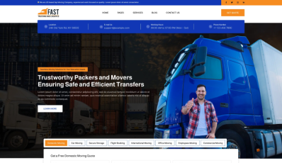 Trucking Company WordPress Theme