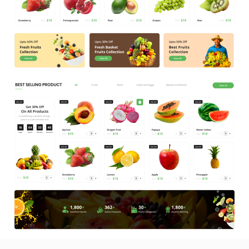 Premium Fruits WordPress Theme
